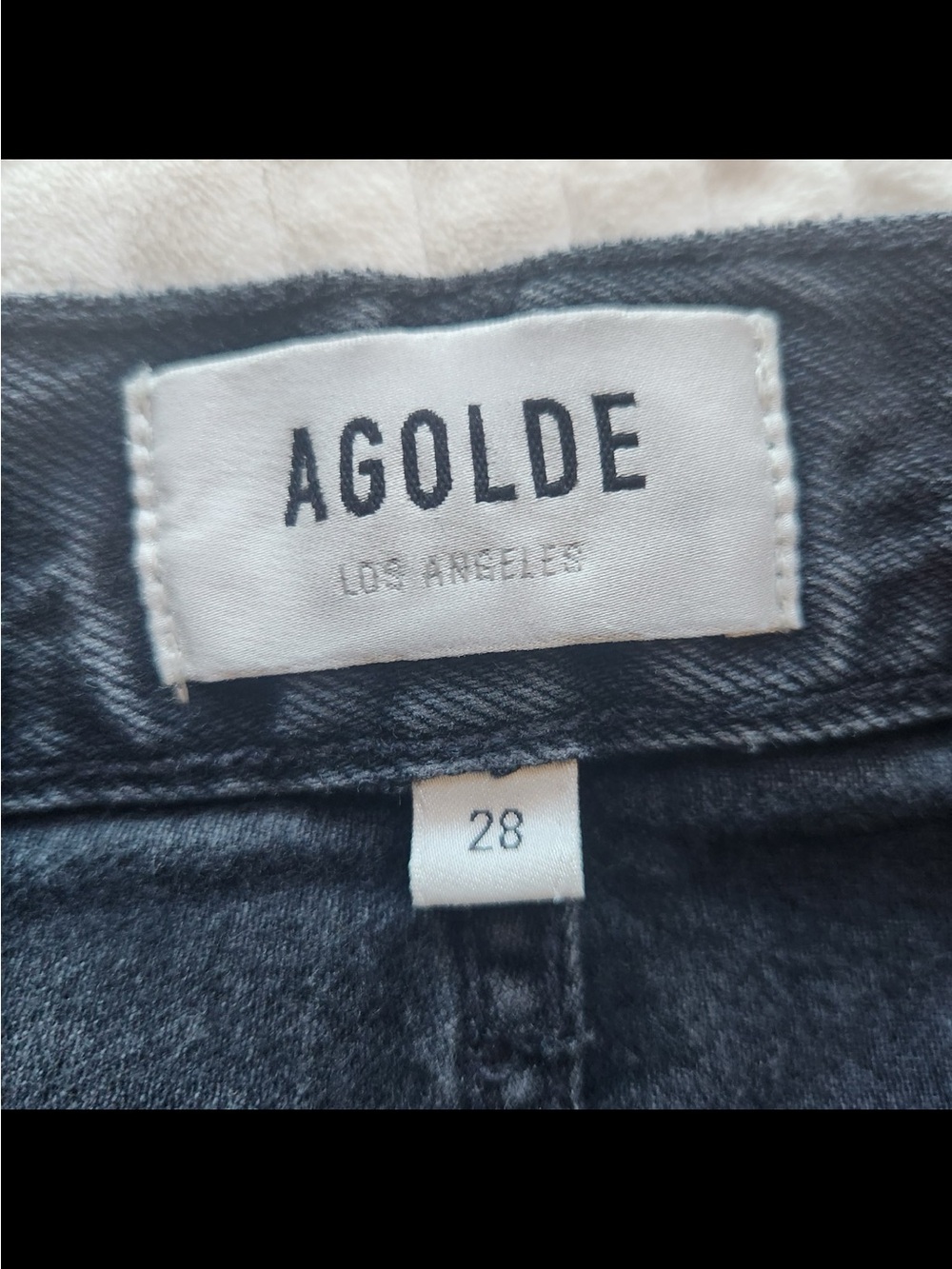 Agolde Luna High Rise black jeans size 28 - Picture 4 of 12